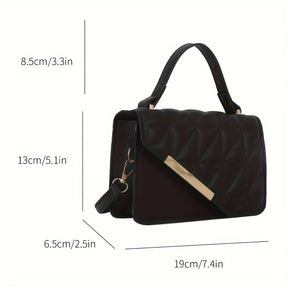 Bolsa Mini Quadrada Acolchoada Chique